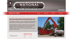 Desktop Screenshot of nationalmaterialrecycling.com